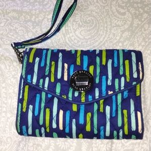 Vera Bradley large Turnlock wrist wallet